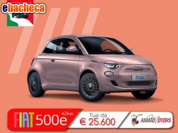 Anteprima Fiat 500 42 kWh
