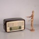 Miniatura Vecchia radio anni cinqua 1