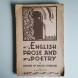 English prose and poetry